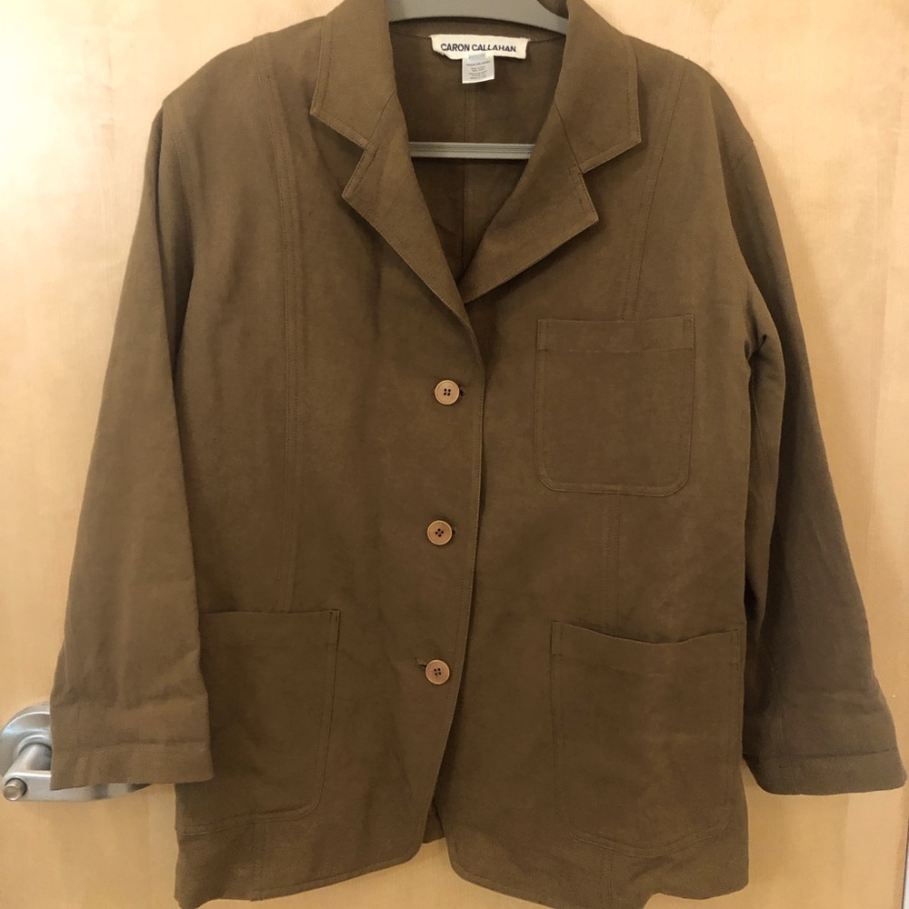 Cotton Linen Jacket by Caron Callahan